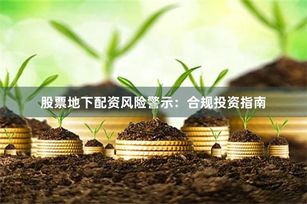 股票地下配资风险警示：合规投资指南